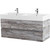 Тумба подвесная с раковиной Cezares MOLVENO 46-120-2C-SO-2-LG 120 см (раковина CZR-MIL-120-2-LVB), Legno Grigio - фото 3