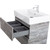 Тумба подвесная с раковиной Cezares MOLVENO 46-60-2C-SO-LG 60 см, Legno Grigio - фото 9