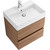 Тумба подвесная с раковиной Cezares MOLVENO 46-60-2C-SO-NC 60 см, Noce Chiaro - фото 7