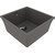 Кухонная мойка Lemark Sinara 400-U 9910065, серый шёлк, Цвет производителя: серый шёлк - фото 2