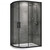 Душевое ограждение Abber Schwarzer Diamant 110x90 см AG01119B, чёрный/прозрачное - фото 