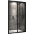 Душевая дверь Abber Sonnenstrand 100 см AG07100B, чёрный/прозрачное - фото 