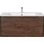 Тумба подвесная с раковиной Vincea Paola 100 см VMC-2P100RW, тёмное дерево - фото 