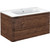 Тумба подвесная с раковиной Vincea Vico 100 см VMC-2V100RW, тёмное дерево - фото 4