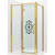 Душевое ограждение Ambassador Royal 120x80 см 18015310-L (стекло 8 мм) золото/прозрачное - фото 