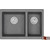 Кухонная мойка Emar EMQ-2665.PL, антрацит - фото 