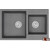 Кухонная мойка Emar EMQ-2800.Q, антрацит, Цвет производителя: антрацит - фото 