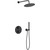 Душевая система для душа с термостатом Vincea VSFW-101TMB, черный матовый - фото 