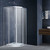 Душевое ограждение Vincea Alpha 90x90 см VSQ-3AL900CL, хром/прозрачное - фото 