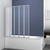 Шторка для ванны Vincea 120 см VSB-32120CL, хром/прозрачное - фото 