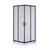 Душевое ограждение Taliente 90x90 см TA-09092-1CB, черный/прозрачное - фото 