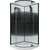 Душевое кабина Grossman Classic 100x100 см GR270, чёрный/узор - фото 