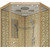 Душевая кабина Niagara Luxe NG-7701DG 90x90 см, золото/прозрачное - фото 5
