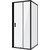 Душевое ограждение Niagara Nova 90x100 см NG-82-9AB-NG-A100B, черный/прозрачное - фото 2