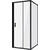 Душевое ограждение Niagara Nova 90x70 см NG-82-9AB-NG-A70B, черный/прозрачное - фото 2