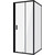 Душевое ограждение Niagara Nova 90x80 см NG-82-9AB-NG-A80B, черный/прозрачное - фото 2