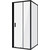 Душевое ограждение Niagara Nova 90x90 см NG-82-9AB-NG-A90B, черный/прозрачное - фото 2