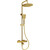 Душевая стойка с термостатом WasserKraft A199.259.201.BG Thermo, золото матовое - фото 