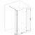 Душевая перегородка Niagara Nova 90 см NG-662-90 с кронштейном, хром/прозрачное - фото 5