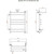 Полотенцесушитель водяной Тругор Браво3 ПМ с боковым подводом и полкой П7 500х800 мм L (м/о 500 мм) 00-00015990 - фото 5