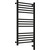 Полотенцесушитель электрический Сунержа Богема 3.0 П14 800x400 мм (прямая перемычка) 31-5805-8040 R, чёрный матовый - фото 