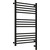 Полотенцесушитель электрический Сунержа Богема 3.0 П14 800x500 мм (прямая перемычка) 31-5805-8050 R, чёрный матовый - фото 