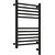 Полотенцесушитель электрический Сунержа Богема 3.0 П11 600x400 мм (прямая перемычка) 31-5805-6040 R, чёрный матовый - фото 