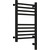Полотенцесушитель электрический Сунержа Богема 3.0 П9 500x300 мм (прямая перемычка) 31-5805-5030 R, чёрный матовый - фото 