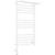 Полотенцесушитель электрический Сунержа Богема с полкой 3.0 П14 800x400 мм (прямая перемычка) 12-5806-8040 L, белый - фото 
