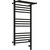 Полотенцесушитель электрический Сунержа Богема с полкой 3.0 П14 800x400 мм (прямая перемычка) 31-5807-8040 R, чёрный матовый - фото 