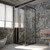 Душевое ограждение Veconi Premium Trento 100x80 см PTC20-GR-10080-01-C4 (стекло 8 мм), графит/прозрачное - фото 