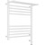 Полотенцесушитель электрический Сунержа Богема с полкой 3.0 П10 600x500 мм (прямая перемычка) 12-5807-6050 R, белый - фото 