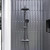 Душевая стойка с термостатом Damixa Jupiter 977800300, черный - фото 3