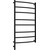 Полотенцесушитель электрический Сунержа Галант 3.0 П8 1000x600 мм 31-5800-1060 L, чёрный матовый - фото 