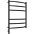Полотенцесушитель электрический Сунержа Галант 3.0 П6 800x600 мм 31-5800-8060 L, чёрный матовый - фото 