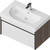 Тумба подвесная с раковиной Kerama Marazzi Modula 80 см MO.80.1+1\AR, арабика/белый - фото, картинка 3 Тумба подвесная с раковиной Kerama Marazzi Modula 80 см MO.80.1+1\AR, арабика/белый - фото 3