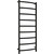 Полотенцесушитель электрический Сунержа Галант 4.0 П9 1200x500 мм 31-0830-1250 L, чёрный матовый - фото 