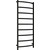 Полотенцесушитель электрический Сунержа Галант 4.0 П9 1200x500 мм 31-0831-1250 R, чёрный матовый - фото 