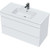 Тумба подвесная с раковиной Mirsant Next 100/2 см (раковина Next 100) белый - фото 