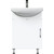 Тумба напольная с раковиной Mirsant Лайт 60 см, белый (тумба идёт в разобранном виде) - фото 3