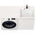 Тумба напольная с раковиной-столешницей Mirsant Next 120 см R (раковина Fly2) белый - фото 4