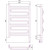 Полотенцесушитель электрический Сунержа Элегия 3.0 П11 800x500 мм 12-5819-8050 R, белый - фото 5