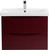 Тумба подвесная с раковиной BelBagno MARINO-CER-700-2C-SO-BRDL-P 70 см, Bordo Lucido - фото, картинка  Тумба подвесная с раковиной BelBagno MARINO-CER-700-2C-SO-BRDL-P 70 см, Bordo Lucido - фото