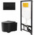 Инсталляция Oli 80 Eco с подвесным безободковым унитазом Point Веста 886914GBO3+PN41701BM, черный матовый - фото 