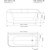 Ванна акриловая Grossman 150x75 см GR-2201R - фото 4