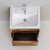 Тумба подвесная с раковиной Am.Pm Func 60 см M8FFUX0601OF, дуб крафт, Цвет фасада: тёмное дерево - фото, картинка 7 Тумба подвесная с раковиной Am.Pm Func 60 см M8FFUX0601OF, дуб крафт, Цвет фасада: тёмное дерево - фото 7