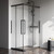 Душевое ограждение Am.Pm Func 120x80 см W84G-403-12080-BТ, черный/прозрачное - фото 3