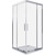 Душевое ограждение Bas Cofe CR-80-C-CH 80x80 см, хром/прозрачное - фото 
