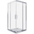 Душевое ограждение Bas Cofe CR-100-C-CH 100x100 см, хром/прозрачное - фото 