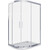 Душевое ограждение Bas Cofe R-120-C-CH 120x80 см, хром/прозрачное - фото 